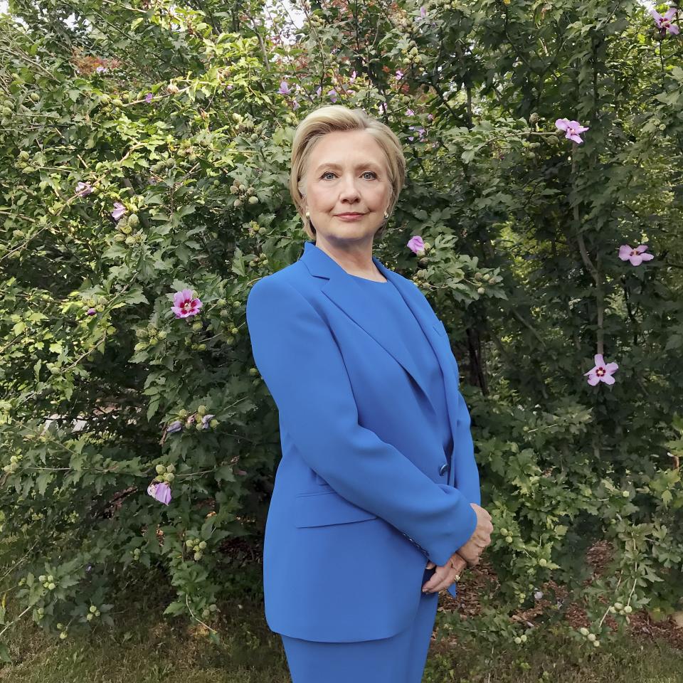 Secretary Hillary Rodham Clinton, photographed in Chappaqua, New York on Sept. 5, 2017.