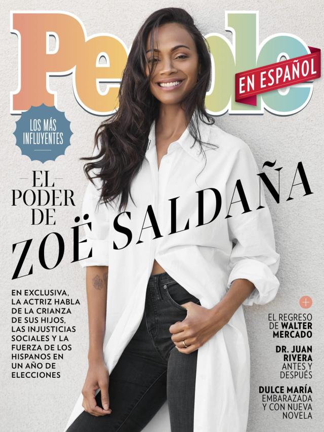 Zoë Saldaña engalana la nueva portada de 