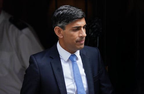 <span class="caption">Rishi Sunak's claims of a sicknote culture are nothing new.</span> <span class="attribution"><a class="link " href="https://www.shutterstock.com/image-photo/prime-minister-rishi-sunak-departs-10-2360491715" rel="nofollow noopener" target="_blank" data-ylk="slk:Muhammad Aamir Sumsum/Shutterstock;elm:context_link;itc:0;sec:content-canvas">Muhammad Aamir Sumsum/Shutterstock</a></span>