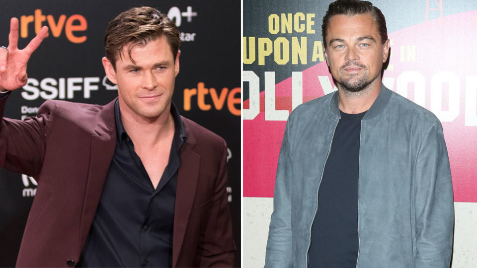 Chris Hemsworth was snubbed by Leonardo DiCaprio – not just once, but twice. Source: Getty