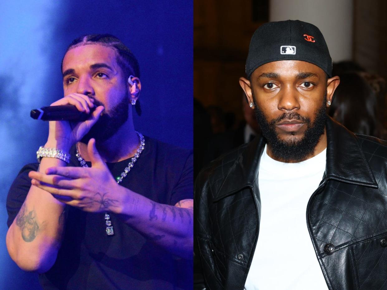 Drake and Kendrick Lamar.