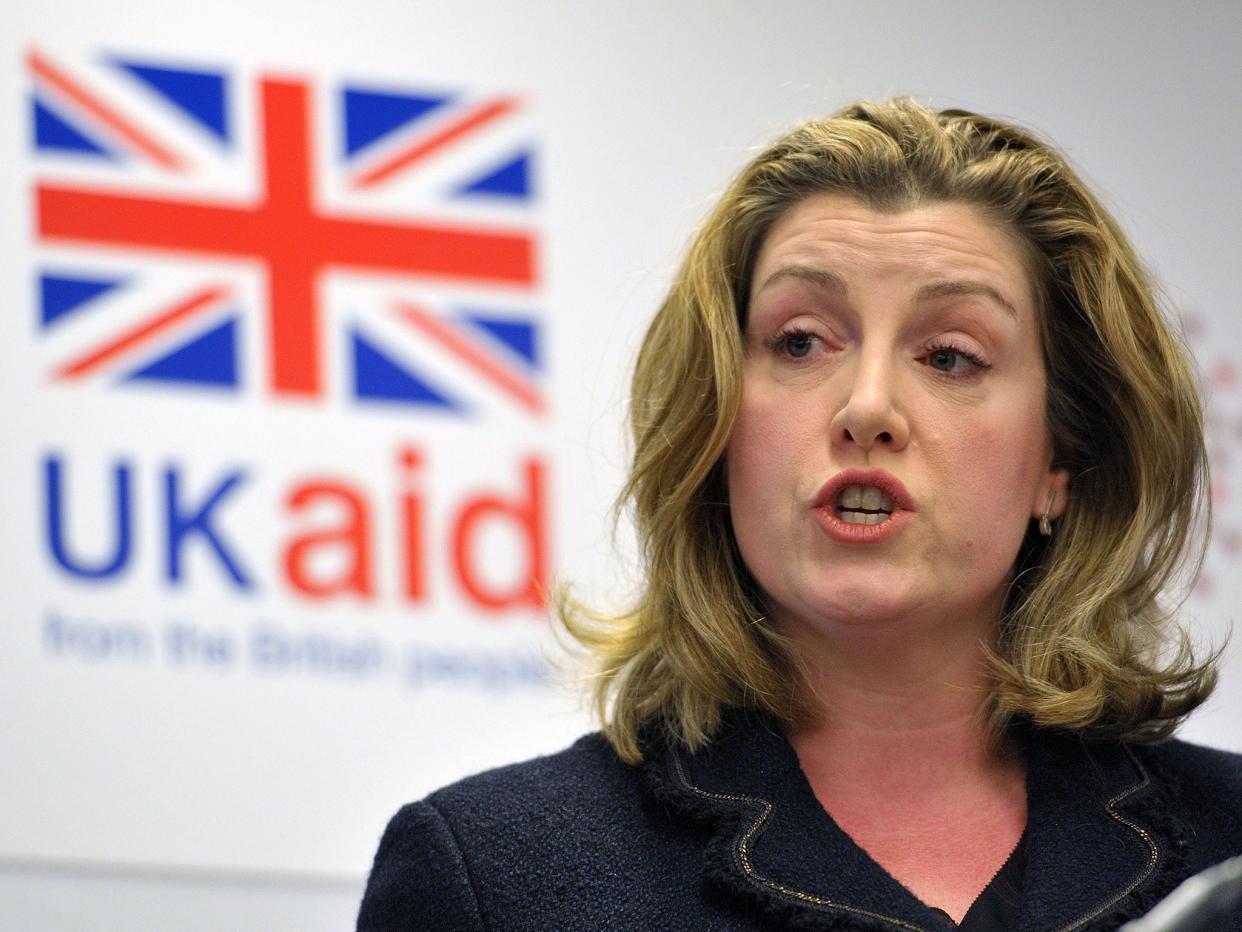 Penny Mordaunt said today that Britain will not keep giving out aid to countries which ‘won't put their hands in their pockets’ themselves: PA