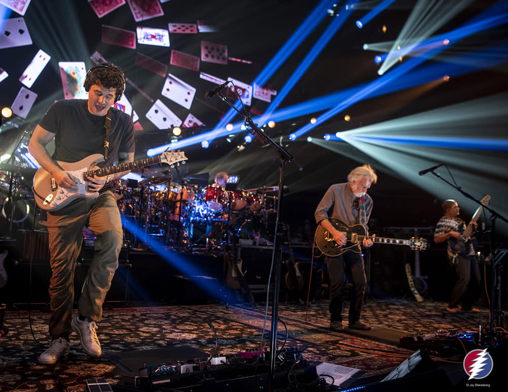 Josh Mayer, Bob Weir and Oteil Burbridge