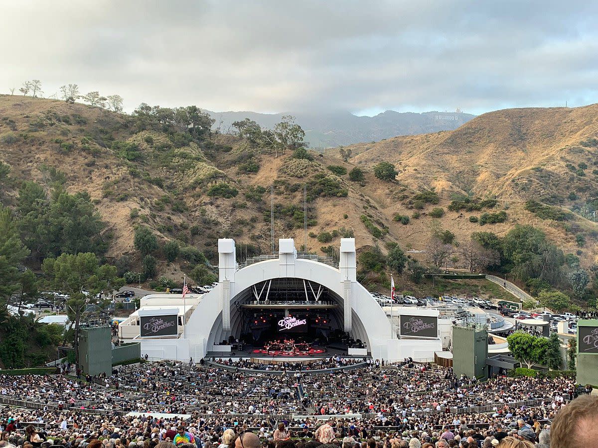 The Hollywood Bowl amphitheater