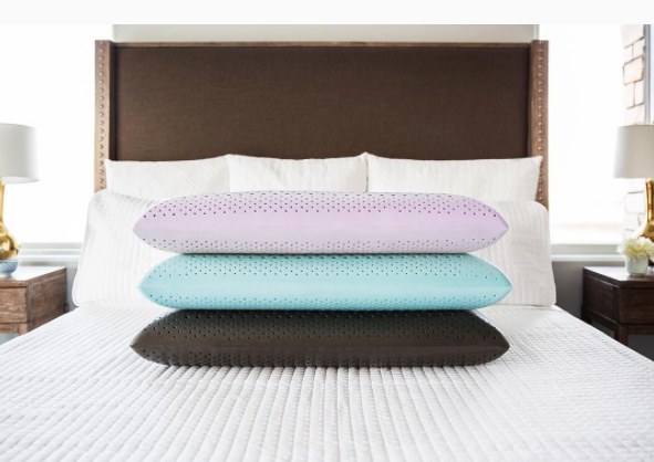 This aromatherapy pillow has us intrigued (because we will do anything for sleep)