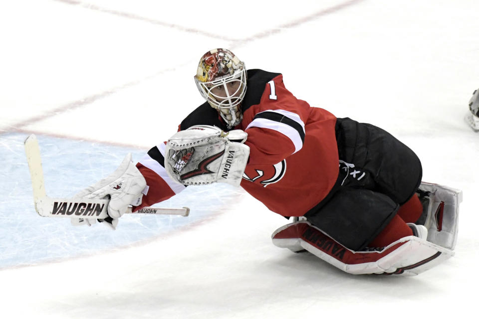 Keith Kinkaid has been solid between the pipes. (AP)