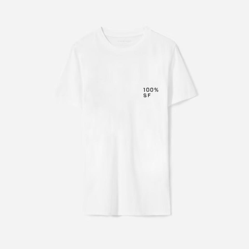 Everlane 100 Percent SF White Tee