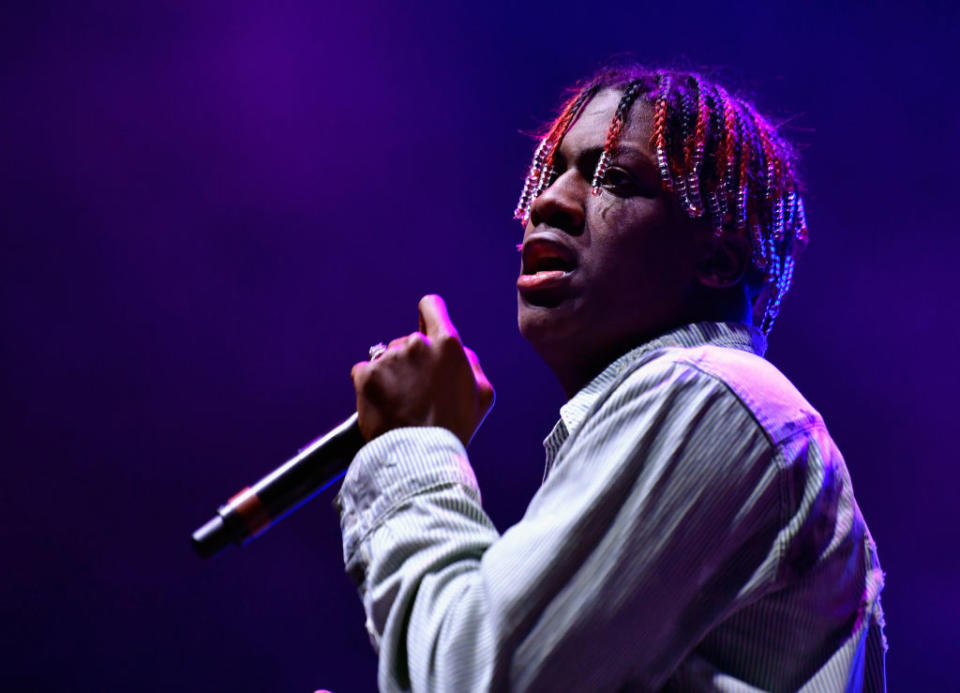 LOS ANGELES, CA – OCTOBER 29: Lil Yachty performs on the Stage during day 2 of Camp Flog Gnaw Carnival 2017 at Exposition Park on October 29, 2017 in Los Angeles, California. (Photo by Frazer Harrison/Getty Images)