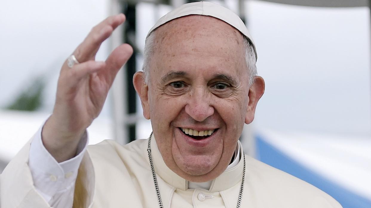 Pope Francis in 2014 on a pastoral visit to Korea