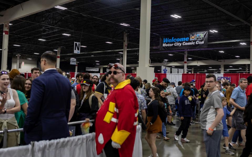 Hundreds attend the 2024 Motor City Comic Con at the Suburban Collection Showplace in Novi on Saturday, May 18, 2024.