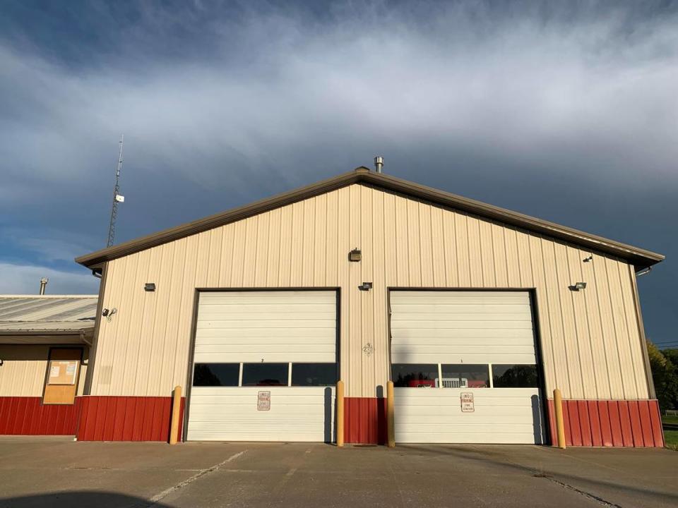 A fire station operated by the Western Cass Fire Protection District. The district has experienced political dysfunction for years.