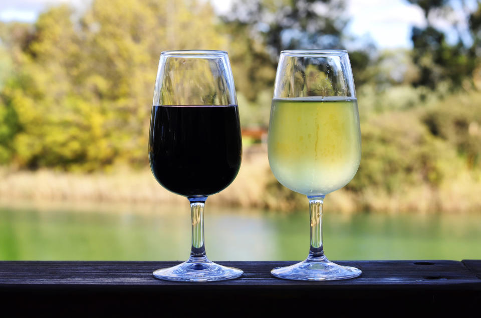 Enjoy a glass of wine in Adelaide. Image: Getty