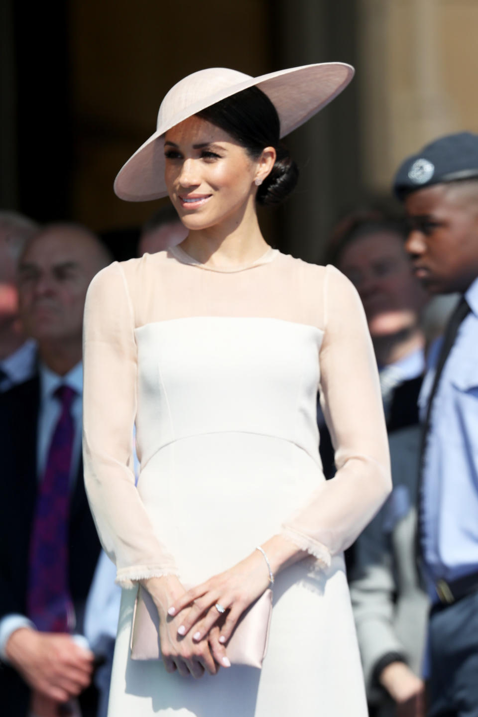 Meghan, Duchess of Sussex attends The Prince of Wales’ 70th Birthday Patronage Celebration held at Buckingham Palace on May 22, 2018 in London, England. (Photo by Chris Jackson/Chris Jackson/Getty Images)