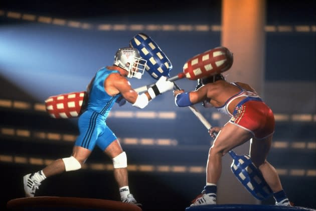 Joust, American Gladiators Television Show - Credit: Richard Mackson/Sports Illustrated/Getty Images