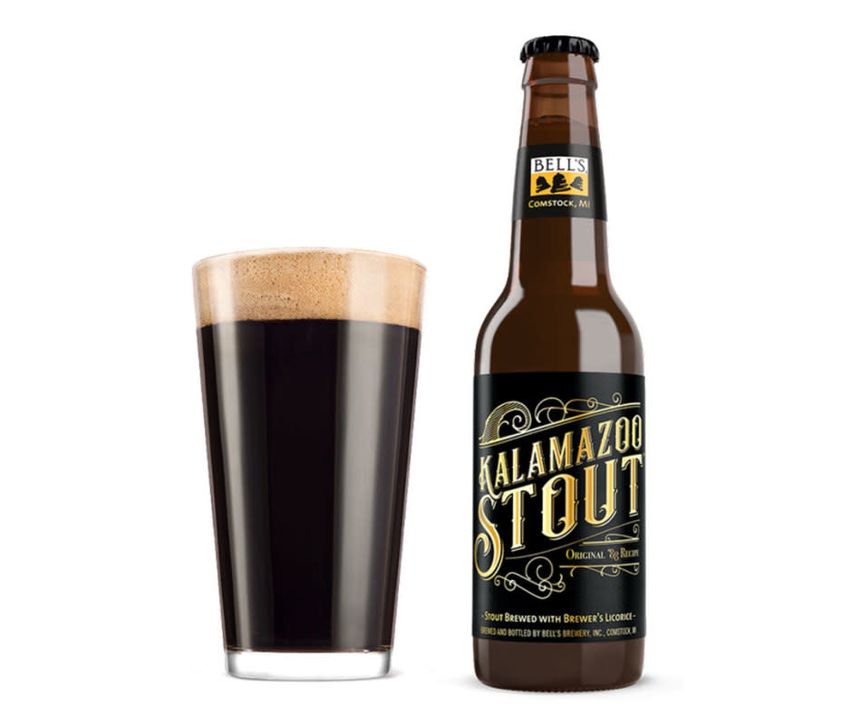 <p>Courtesy Image</p><ul><li><strong>Style</strong>: Stout</li><li><strong>ABV:</strong> 6%</li><li><strong>Brewery</strong>: Bell’s Brewery, Comstock, MI</li></ul><p>It’s tough these days to find a stout that’s not been loaded with candy, breakfast cereal, or other sweet treats. This blacktop-colored stout is testament to the fact that sometimes simpler is better. First brewed in 1988 by <a href="https://bellsbeer.com/project/kalamazoo-stout/" rel="nofollow noopener" target="_blank" data-ylk="slk:Bell's;elm:context_link;itc:0;sec:content-canvas" class="link ">Bell's</a>, the classic Kalamazoo is a smooth operator that tastes of dark chocolate and roasted coffee, along with a bit of anise from brewer’s licorice.</p>