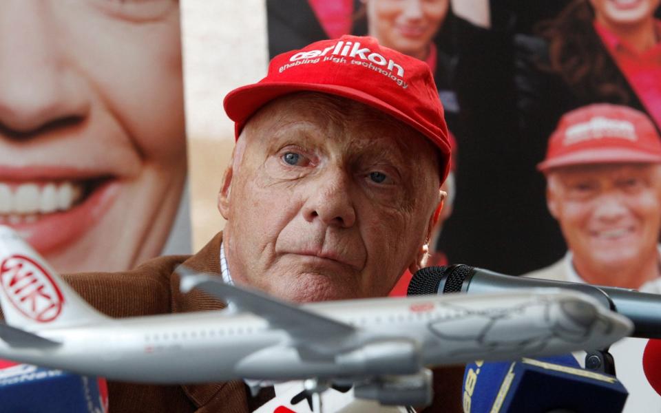 Former racing champion Niki Lauda has beaten rival bidder IAG for control of his eponymous airline - REUTERS