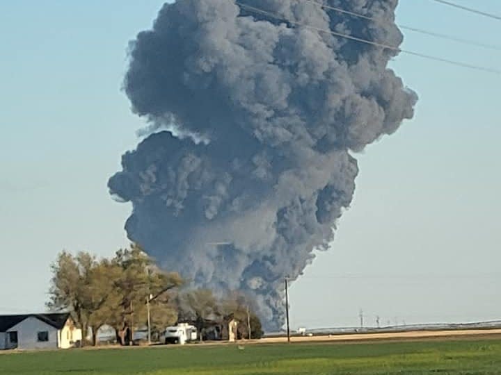 A massive explosion and fire erupted at a Texas dairy farm this week, killing thousands of cows.
