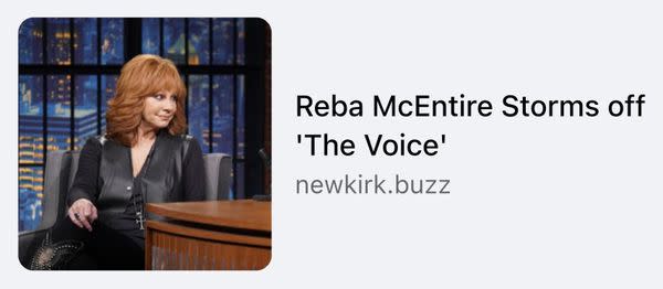 According to a false rumor, Reba McEntire stormed out of The Voice after producers kicked her off the show, leading to a scam about Bloom CBD Gummies or Natures Leaf CBD Gummies.