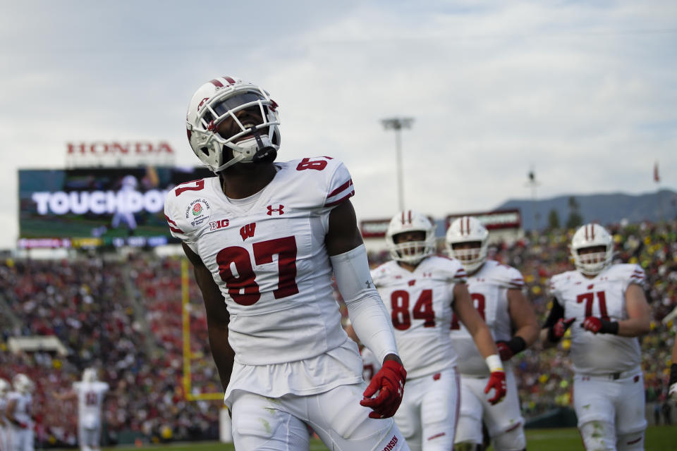 Wisconsin wide receiver Quintez Cephus