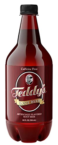 Teddy's Soda Hand Crafted Soda, Root Beer, 26 Fluid Ounce (Pack of 15)