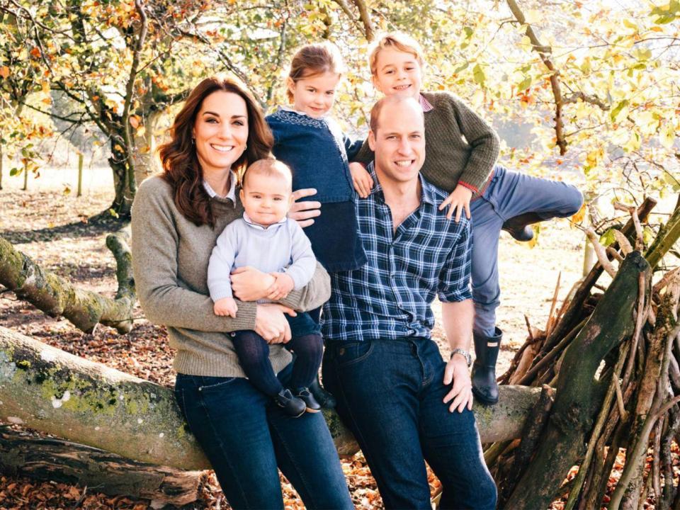 William and Kate's Christmas card features the whole family (Kensington Palace)