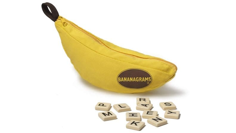 Put your vocabulary knowledge to the test with Bananagrams.