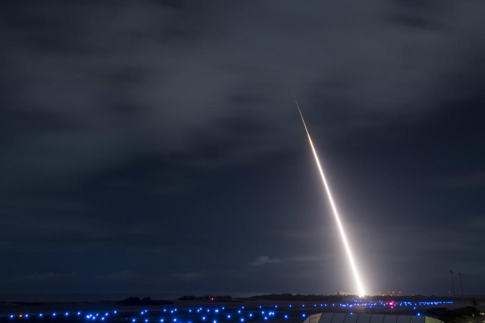 A US warship has shot down a ballistic missile in space as part of the latest