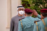 Abu Dhabi's Crown Prince Sheikh Mohammed bin Zayed Al Nahyan receives mourners in Abu Dhabi