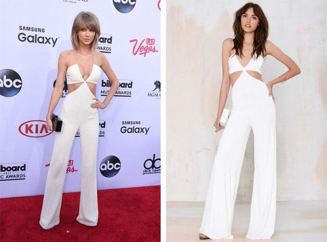 Nasty Gal Tried Pass Off Taylor Swift's Balmain Jumpsuit as Own