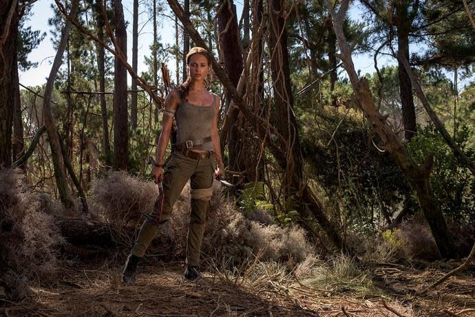 Alicia Vikander as Lara Croft in stills from the upcoming Tomb Raider reboot (Warner Bros)