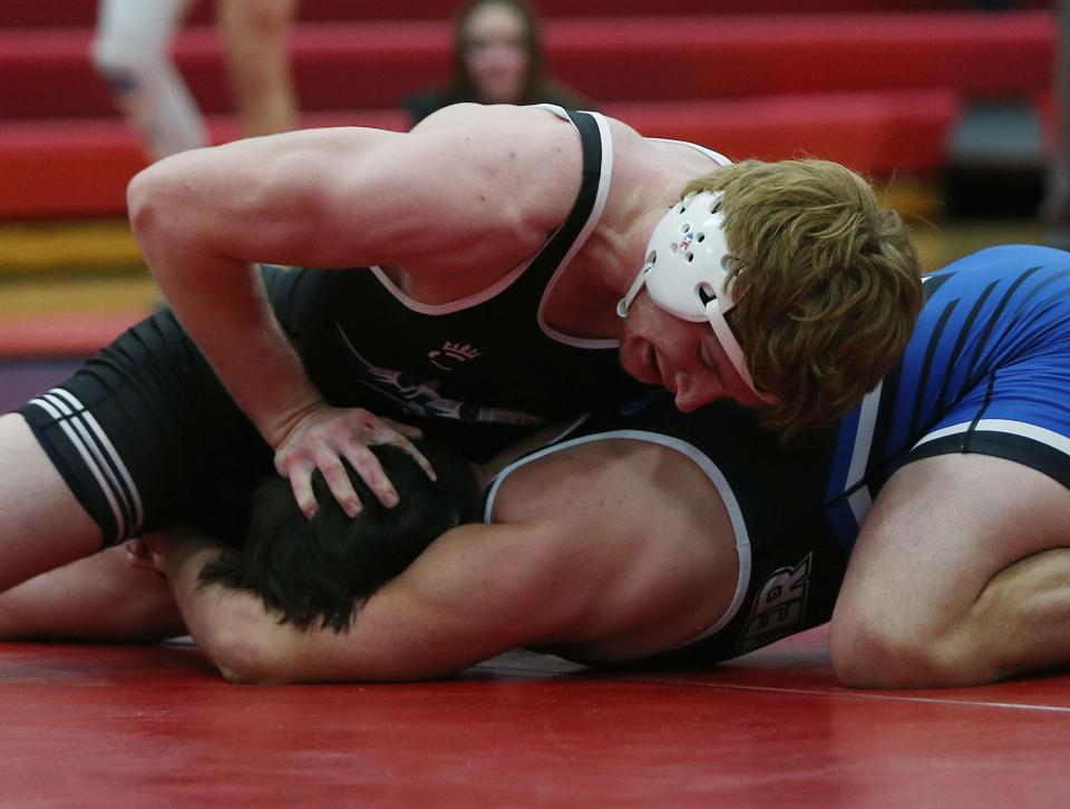 Brody Sampson transferred to Ballard from Collins-Maxwell before the start of the school year and he has been a huge addition to the Bomber wrestling program. Sampson is 38-2 and ranked third at 182 pounds in Class 2A.