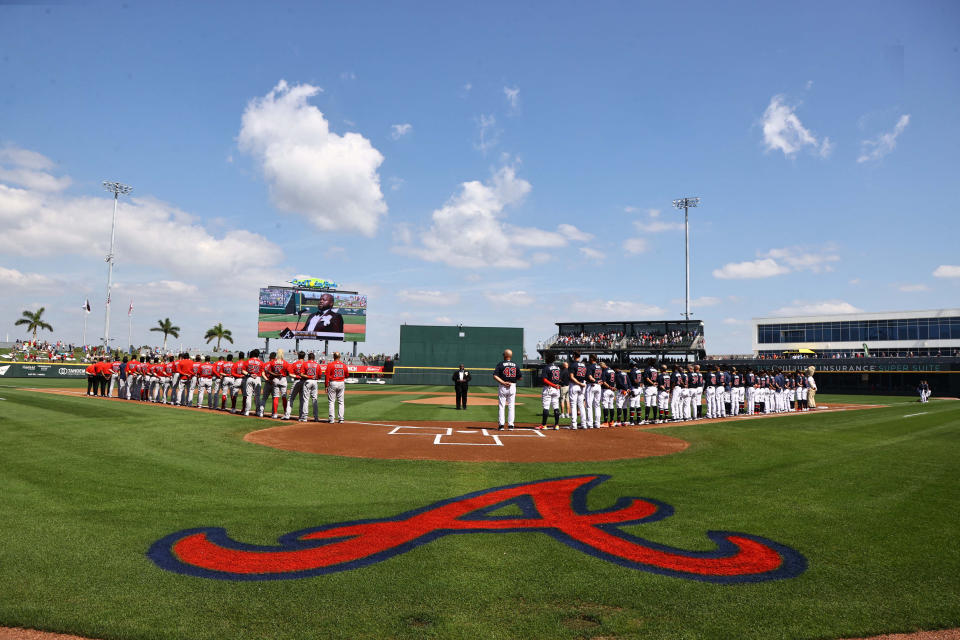 The pitch clock somehow made a spring training tie even more anticlimactic. (Kim Klement-USA TODAY Sports)