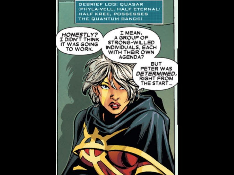 Phyla-Vell as seen in the 2008 run of "Guardians of the Galaxy."