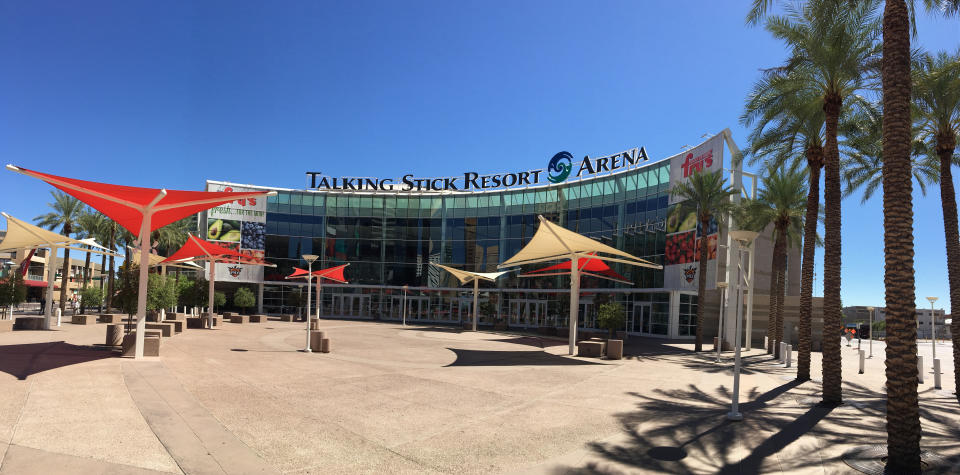 The city is considering renovations for Talking Stick Resort Arena in Phoenix. (Getty)