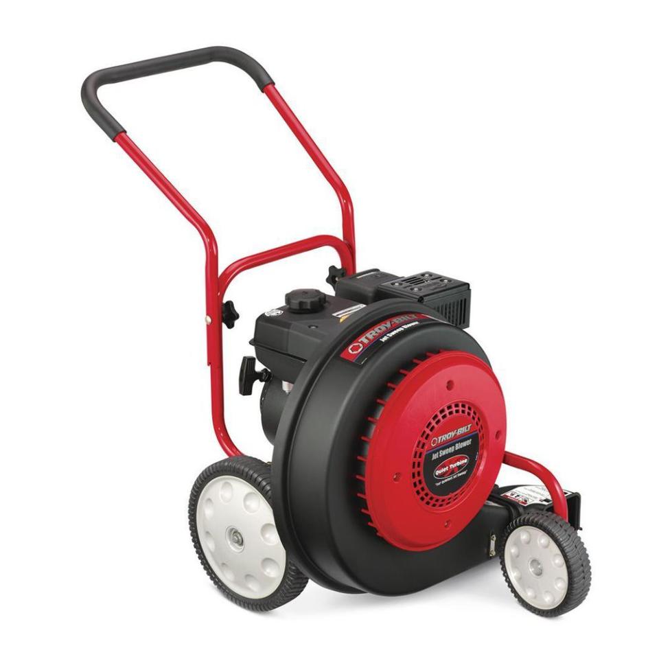 8) Troy-Bilt TB672 208cc Jet Sweep Wheeled Leaf Blower