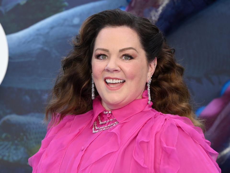 Melissa McCarthy attends the UK Premiere of "The Little Mermaid" at Odeon Luxe Leicester Square on May 15, 2023 in London, England