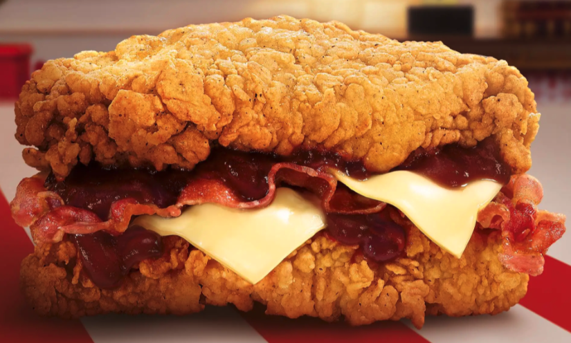 Introduced in 2010, the Double Down was a viral hit for KFC.