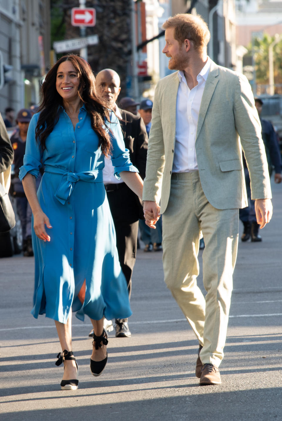 Meghan, Duchess of Sussex and Prince Harry, Duke of Sussex in Cape Town, South Africa