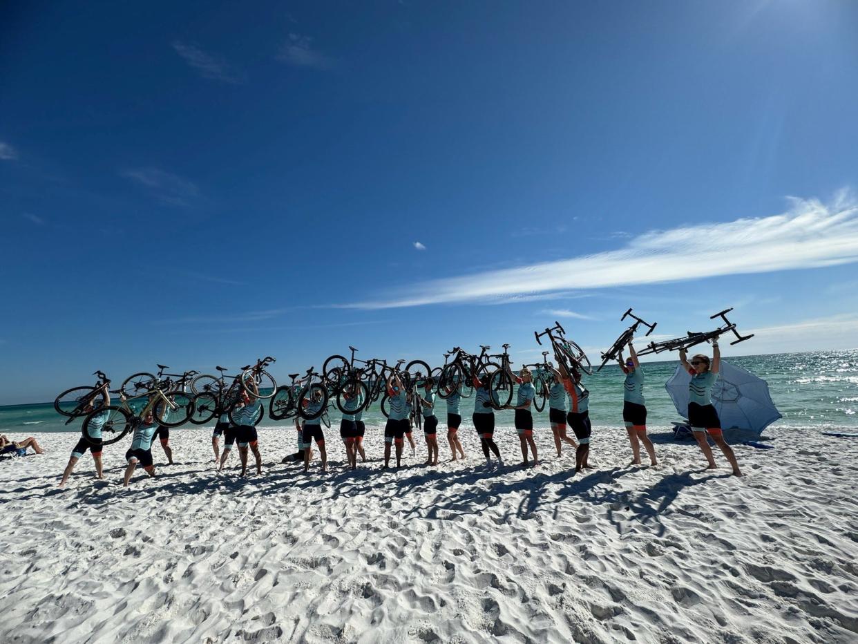 Mission accomplised: She to Sea riders completed their 500-mile Memphis to Gulf Coast bike ride March 20. The ride was a fundraiser for the West Cancer Foundation.