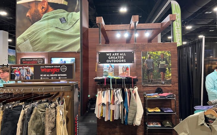 Wrangler brought its new outdoor-focused gear to the show.