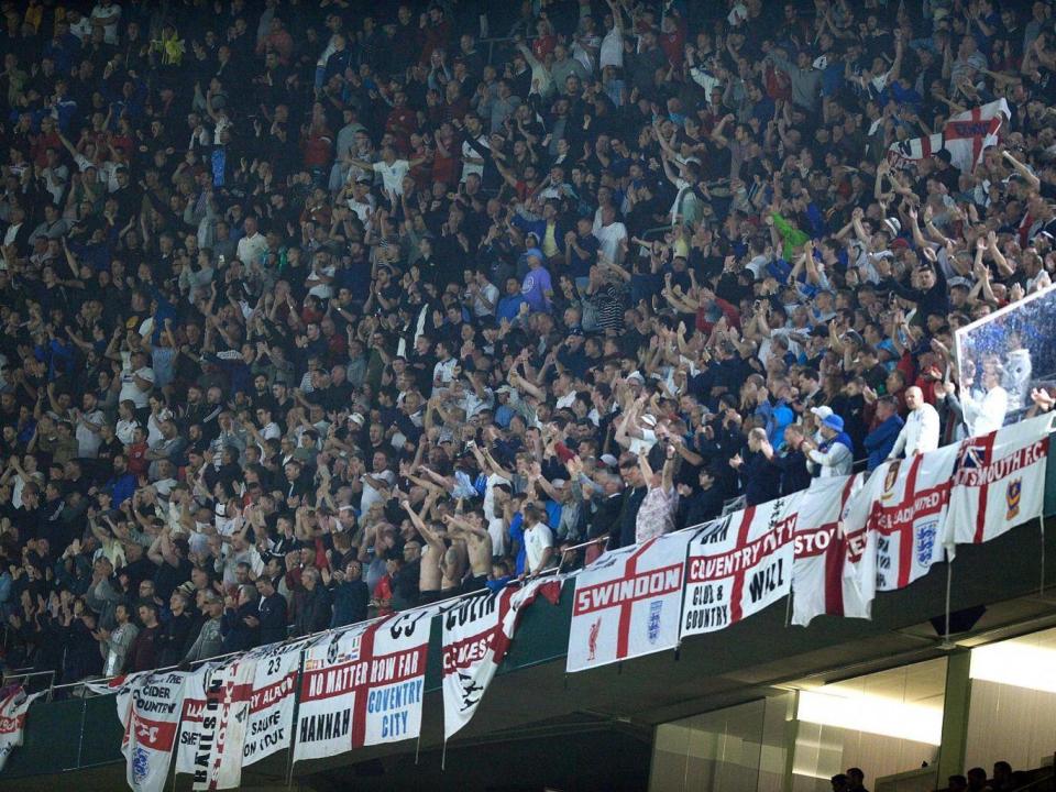 The scenes in Seville were the same as Amsterdam, Dortmund and France(Getty)