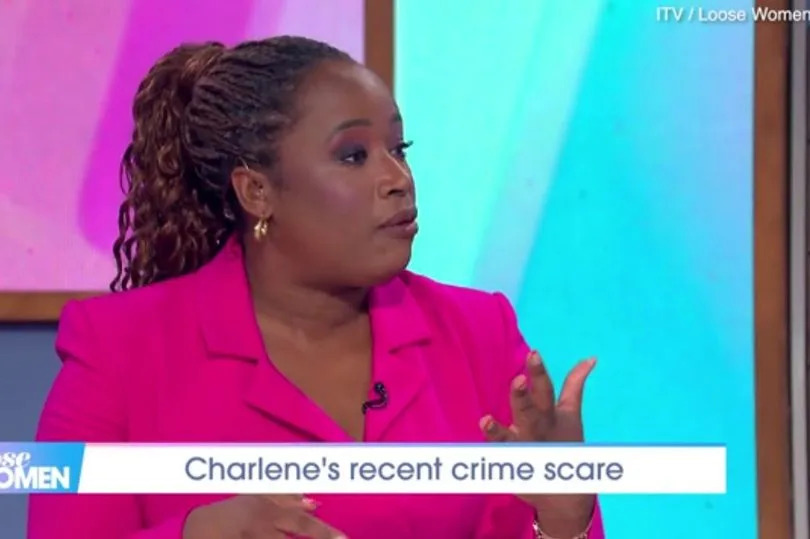 Charlene White has spoken about witnessing a robbery