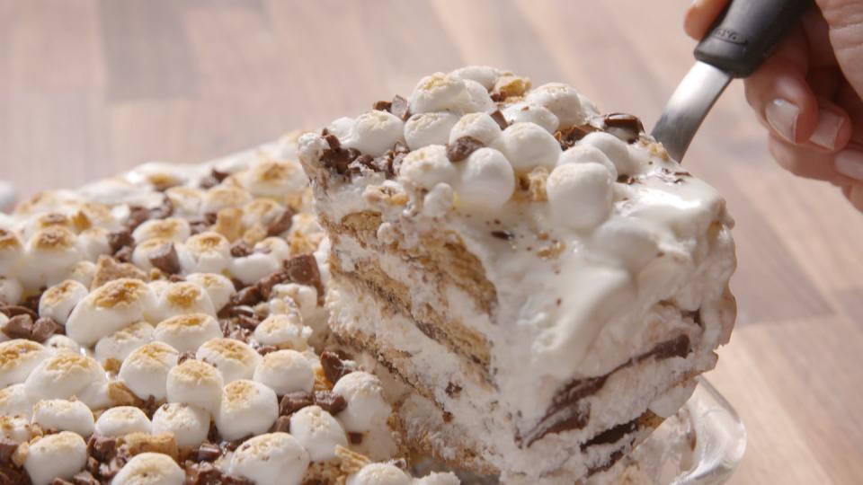 S'mores Icebox Cake