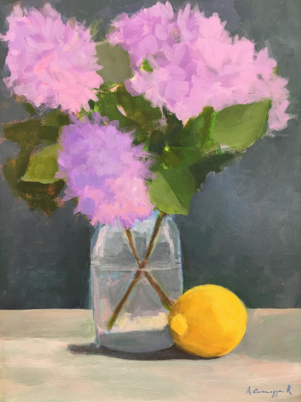 "Lilac with Lemon," by Anne Carrozza Remick.