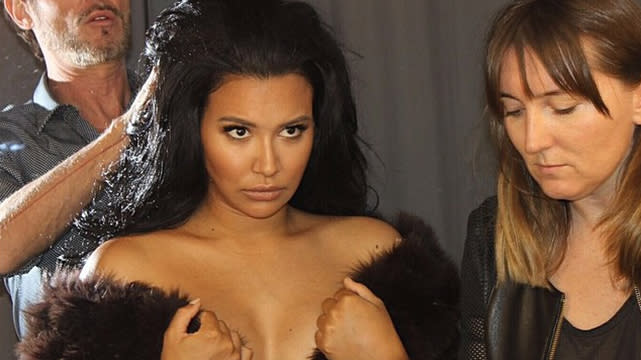 Timing is everything? Former <em>Glee</em> star Naya Rivera recently posed naked and pregnant for an exclusive <em>Yahoo!</em> photoshoot, which just so happened to come out on Tuesday -- the same day as Kim Kardashian Instagrammed her own naked pregnant selfie. The Internet, of course, was quick to notice, since this isn't the first time the 28-year-old actress has been accused of copying the 34-year-old reality superstar. Some also called her a hypocrite, given that last November, Naya slammed Kim for her butt-baring <em>Paper </em>magazine photoshoot. In a direct comment to Kim's Instagram post, Naya wrote, "I normally don't. But…you're someone's mother…" <strong>WATCH: TMI? Naya Rivera Talks the Difficulties of Pregnancy Sex With Husband Ryan Dorsey</strong> The soon-to-be new mom took to Twitter on Tuesday to respond to all the hate. "I chose to share pregnancy photos because I think this is a very beautiful and special time in my life," she wrote. "Media outlets know that when you give your photos and an interview to run a story you never get a choice as to when it runs. So trying to make something out of nothing based on stupid assumptions is awful. Such a shame. Especially when it comes to a woman and her beautiful pregnancy journey." Naya proudly shared more photos from the shoot on her Instagram, including her showing off her significant baby bump in a tight-fitting black dress. "I love that I have been able to share this special journey with you," she wrote. Last November, Kim's BFF, Jonathan Cheban, slammed the actress in an epic blog post after Naya criticized Kim's <em> Paper</em> photoshoot. "We all know you want to be Kim," Cheban wrote, "But you don't got it boo, and the only cover you will be gracing is the <em>Single White Female 2</em> straight to DVD box set." Naya announced she was pregnant in February, coincidentally, the same day her ex-fiance, rapper Big Sean, dropped his album <em>Dark Sky Paradise</em>. She's been pretty open about her pregnancy journey so far, even hitting TMI territory when she wrote about the difficulties of having pregnancy sex with husband Ryan Dorsey in a blog post in June. <strong>NEWS: Naya Rivera is Writing 'Sorry Not Sorry' Tell-All Memoir -- 7 Things We Have to Know</strong> Watch below: