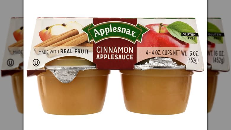 Applesnax cinnamon applesauce cups