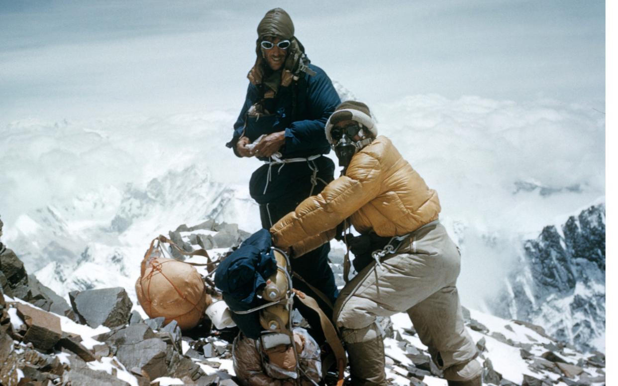 Edmund Hillary and Tenzing Norgay