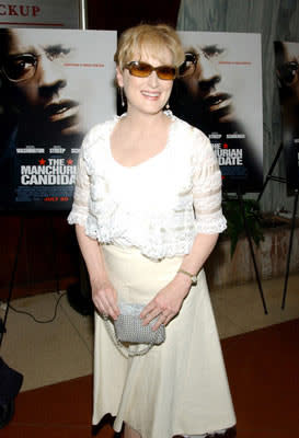 Meryl Streep at the New York premiere of Paramount Pictures' The Manchurian Candidate