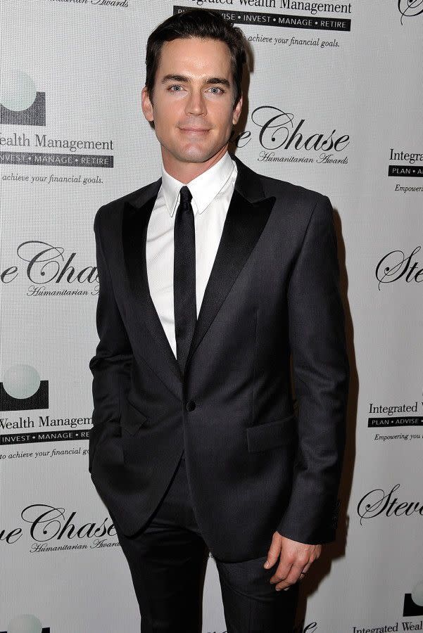 Matt Bomer has played many diverse roles in his career, but the 'White Collar' star has never been more proud of who he is off-screen. During an acceptance speech at the Steve Chase Humanitarian Awards, Bomer publicly confirmed that he is gay. 'I'd really especially like to thank my beautiful family: Simon, Kit, Walker, Henry,' he told the audience as he accepted an award. Bomer's partner, Slate PR publicist Simon Halls, currently represents 'Glee' co-creator Ryan Murphy and 'How I Met Your Mother' actor Neil Patrick Harris, who are both openly gay.