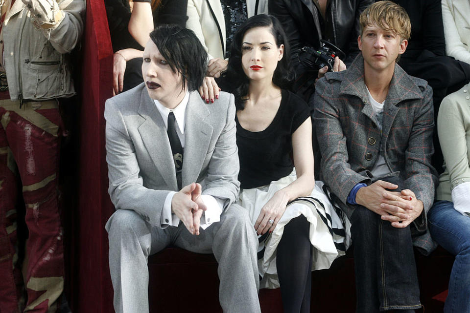 Dita von Teese et Marilyn Manson, hot goths